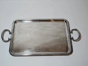 Vintage Christofle Albi French Silverplate Rectangle Serving Tray - Picture 1 of 16