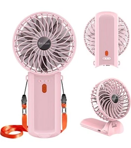 Portable Fan Handheld Fan, Mini Hand Held Fan, 6-15H Cooling Small Personal Fan, - Picture 1 of 6