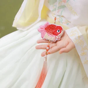 Diy Embroidery Sachet Finished Product Cross Stitch Handmade Hanfu Pendant - Bild 1 von 15