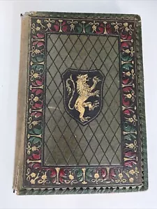 Vintage Italian Green Leather Embossed Book History And Illustration Of Italy - Picture 1 of 9