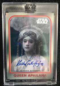 2022 Star Wars Signature Series Design Variant KEISHA CASTLE-HUGHES AV-KC #25/50