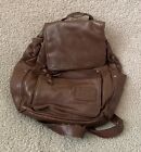 Relic Brown Leather Backpack Purse - Vintage - Adjustable Straps