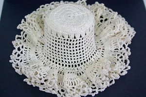 Crochet Basket Posy May Day Beltane Handmade - Picture 1 of 3