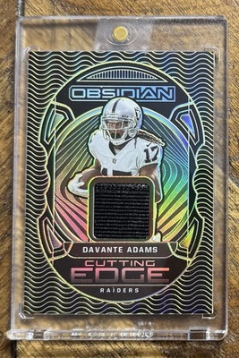 2022 Obsidian Davante Adams Cutting Edge Patch /25 - Image 1 of 2