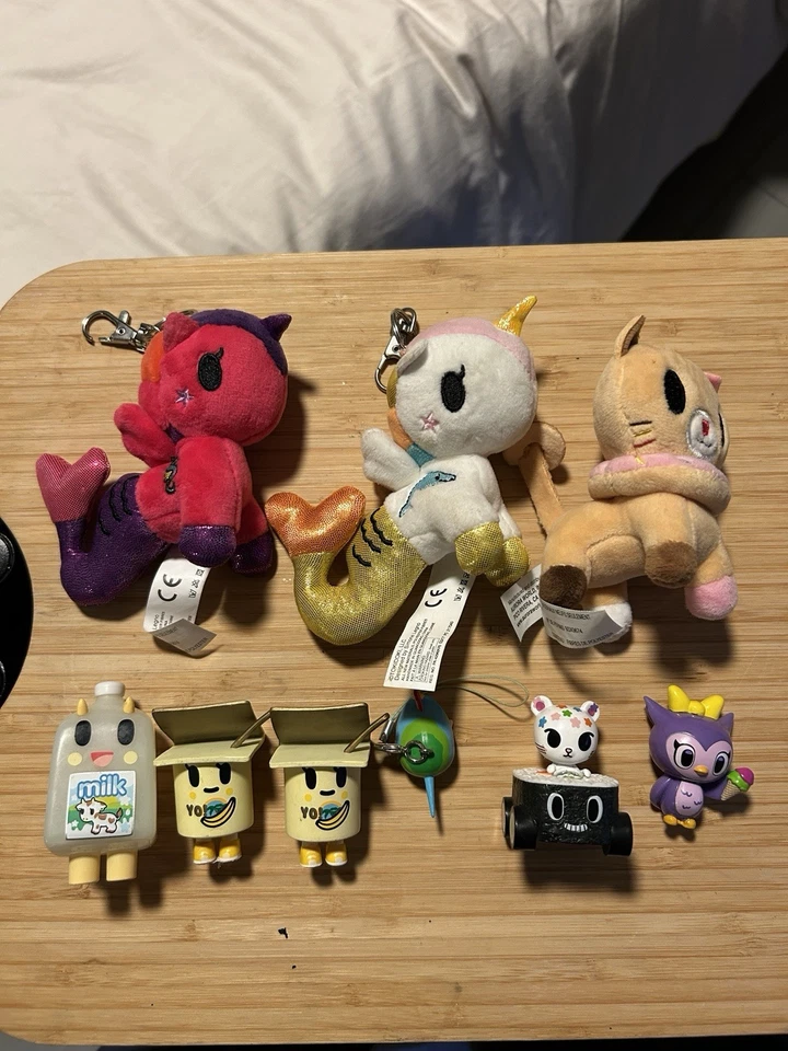 Figuras y Peluche Tokidoki Unicorno Mermicorno Moofia Sushicorno Donutella Latte Foto 1 de 4