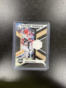 2022 Elite Extra Edition Mikey Romero Future Threads #FT-MR Boston Red Sox - Bild 1 von 2