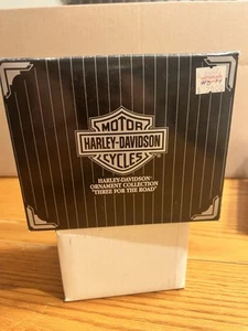 Harley Davidson 1997 Three For The Road Penguins Christmas Ornament NOS - Picture 1 of 4