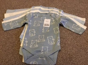 Next Baby Bodys Langarm 6-9 Monate Neu mit Etikett - Bild 1 von 5