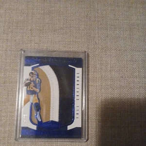 2016 Plates & Patches Jared Goff Full Coverage Jumbo Patch RC #/25 Rams - Picture 1 of 3