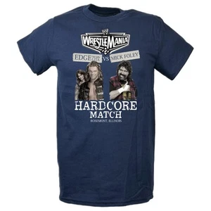 WrestleMania 22 WWE Edge vs Mick Foley Hardcore Match Mens T-shirt - Picture 1 of 4
