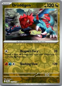 Druddigon Reverse Holo Common SV09: Journey Together 115/159 NM - Picture 1 of 2