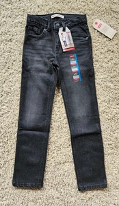 Levi's Boys 510 Skinny Fit Classic Jeans, Black, size 6 regular - Picture 1 of 6