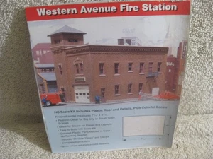 Walthers 933-3037 Western Avenue Fire Station Kit New COMPLETE - Picture 1 of 6