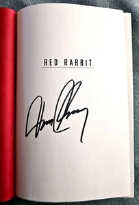 TOM CLANCY Author Signed 'RED RABBIT' Book 1st Ed PSA/DNA Guaranty - Nice Auto! - Imagen 1 de 5