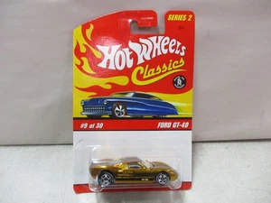 Ford GT-40 #9 dorado Hot Wheels Classics - Imagen 1 de 2