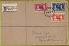 Niue 1937 KGVI Coronation set on registered First Day Cover