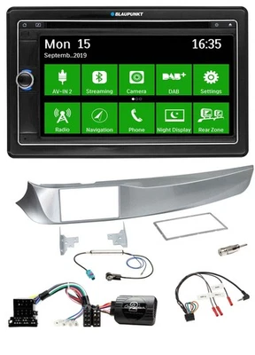 Blaupunkt Bluetooth 2DIN Lenkrad DAB USB TMC Navigation für Alfa Giulietta 2010- - Bild 1 von 4