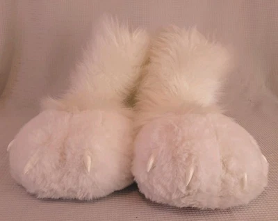 Traje de piel Pies Pata Zapatos Peluche Botas Peludas Disfraz Zapatos Accesorios Juegos con disfraces Foto 1 de 4