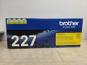 Brother TN227Y High Yield Yellow Toner Cartridge Genuine 2300 Pages - Picture 1 of 10