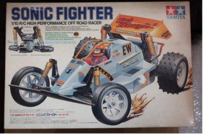 Sonic Fighter 1/10 Electric R/C High performance Off-Road Racer 1988 Tamiya - Image 1 of 4
