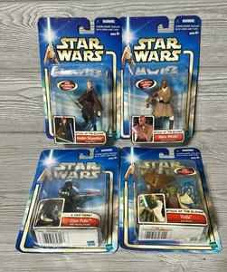 2002 Star Wars Attack of Clones New Hope Lot Yoda Mace Windu Anakin Djas Puhr - Picture 1 of 11