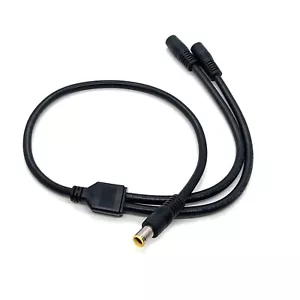 DC 7909 8mm 7.9mm Y Splitter Adapter Cable 14AWG Portable Solar Panel Power M/2F - Picture 1 of 12