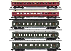 Trix N 13721 Schnellzug Personenwagen Set Mitropa 5 Wagen - Bild 1 von 9