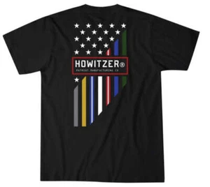 Howitzer Style Boy's T-Shirt Logo Flag Military Grunt MFG - Picture 1 of 6