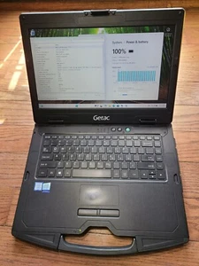 GETAC S410 G2 Rugged Toughbook i3-7100U 2.40GHz 256GB SSD 4GB ram Win 11 Pro - 2 - Picture 1 of 9