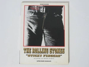 THE ROLLING STONES STICKY FINGERS BAND Score Book Sheet Music TAB Good condition - Picture 1 of 4