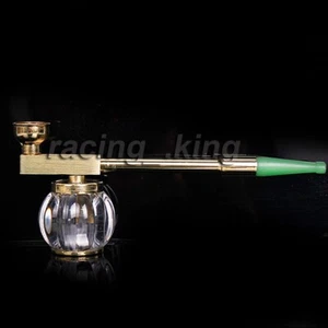 Filtered Water Pipe Bong Herb Smoking Hookah Tobacco Holder Copper Double Use - Picture 1 of 4