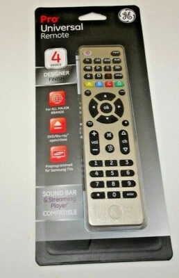 GE Pro Universal Remote Control All Major Brands DVD Blue Ray TV Sound Bar 33711 - Image 1 of 3