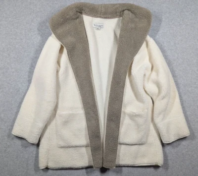 Chaqueta para mujer Koolabura Ugg mediana Sherpa polar chal cuello frente abierto cálida Foto 1 de 4