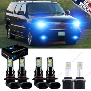 Faros antiniebla LED azules 6x 8000k para GMC Yukon XL 1500 2500 2000-2006 - Imagen 1 de 11