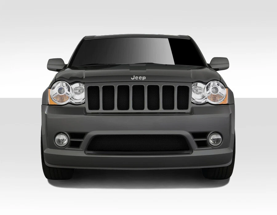 For 2008-2010 Grand Cherokee Duraflex SRT Look Front Bumper Cover - 1 Piece Foto 1 de 4
