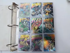 Lot 150 1995 DC Legends Power Chrome Trading Card Set COMPLETE + 14 Chase Comic - Picture 1 of 8