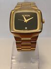 Nixon Big Player Uhr - ganz gold/schwarz (Custom Zifferblatt Swap)