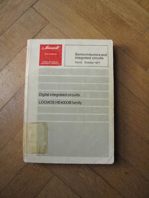 Philips Miniwatt data handbook Digital intergrated circuits LOCMOS HE4000B Foto 1 de 3