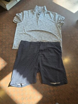Golf Outfit. Callaway Opti Dry Shorts Waist 48 And Ben Hogan Shirt Size 3XL - Image 1 of 4