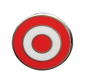 SUNDERLAND RED AND WHITE TARGET FOOTBALL HARD ENAMEL PIN BADGE 15mm - Picture 1 of 1