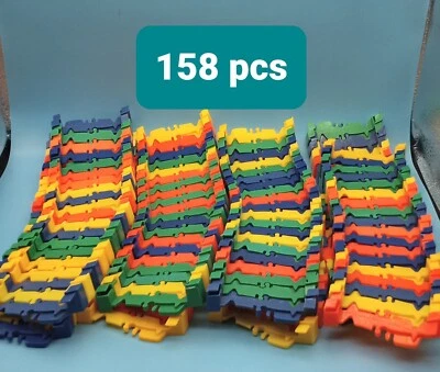 ~8' ft Lot Original Mindscope Twister Tracks Track 158 Pcs. - Image 1 of 4