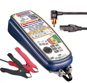 Optimate 4 Quad Program Battery Charger 60AH Lead AGM Gel Acid Lithium Life PO4 - Picture 1 of 7