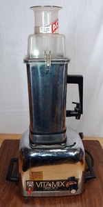 Vintage Vita-Mix Mixer 3600 Total Juicer Blender Stainless Steel Action Dome Lid - Picture 1 of 9