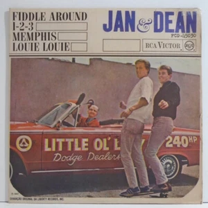 JAN & DEAN FIDDLE AROUND EXCLUSIVE BRAZIL 1967 4 TRACK EP 7" RCA VICTOR FCD45030 - Picture 1 of 4