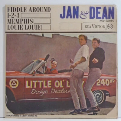 JAN & DEAN FIDDLE AROUND EXCLUSIVE BRAZIL 1967 4 TRACK EP 7" RCA VICTOR FCD45030 - Image 1 of 4