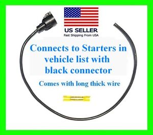 Starter Pigtail Connector Harness Plug Wiring fit Chevy GMC Silverado Sierra etc