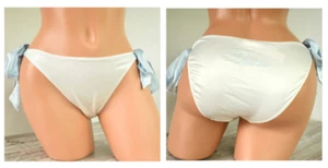 Victoria's Secret MEDIANA *MUY SEXY* BORDADA CORBATA LATERAL DESCARADA BRAGUITA *NOVIA* - Imagen 1 de 5