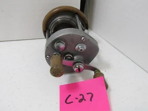 OLD VINTAGE C-27 PFLUGER SUPREME FISHING REEL CASTING REEL FISHING - Picture 1 of 2