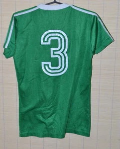 CAMISETA DE FUTBOL VINTAGE ADIDAS PLANTILLA ESTILO ALEMANIA AÑOS 80 #3 TALLA S VERDE - Imagen 1 de 4