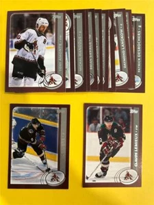 2002-03 Topps Phoenix Coyotes Team Set 13 Karten (Silver Foil) mit SP - Bild 1 von 1